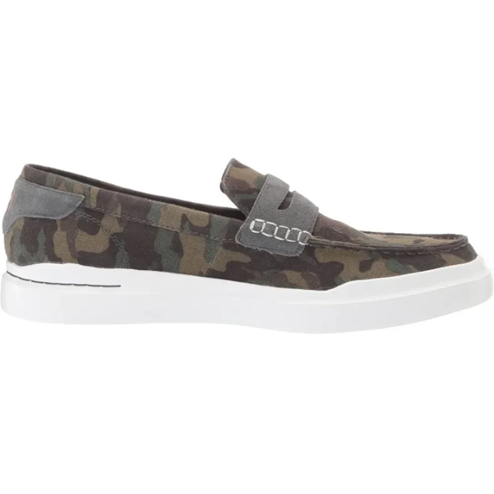 Cole Haan Men's Grandpro Rally Canvas Penny Loafer CAMO/ GRAY‎ Sneaker size 10.5